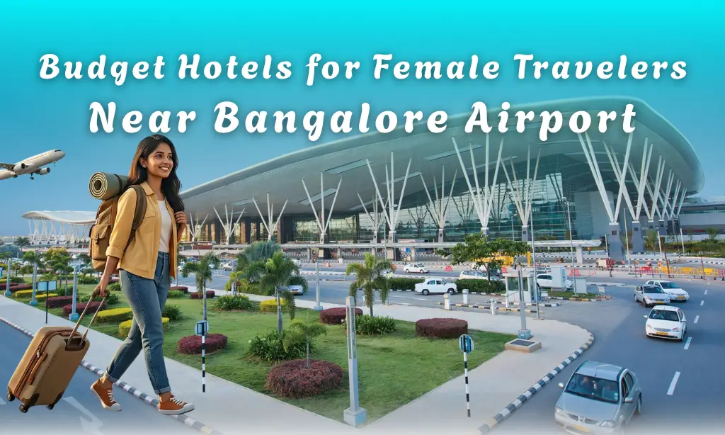 budget hotels for female travelers near Bangalore airport